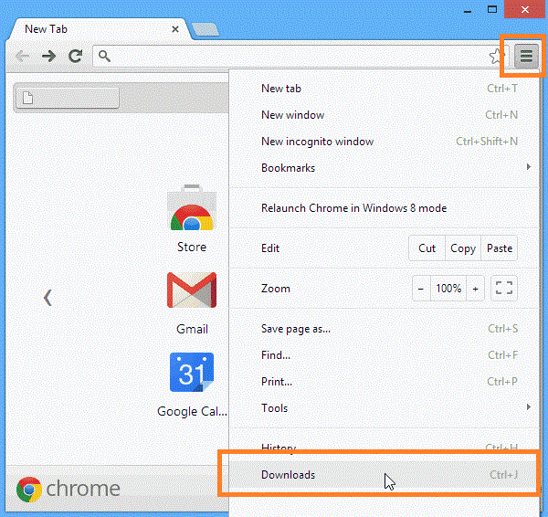 Firefox download manager